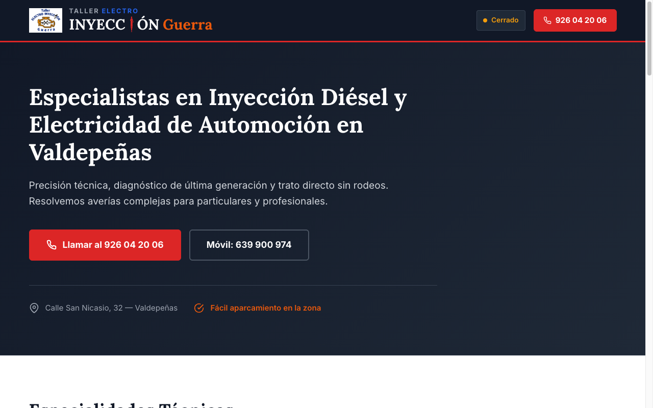 Taller Electroinyección Guerra